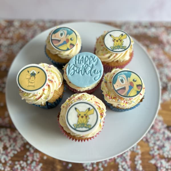 Kids Pokemon Cupcakes