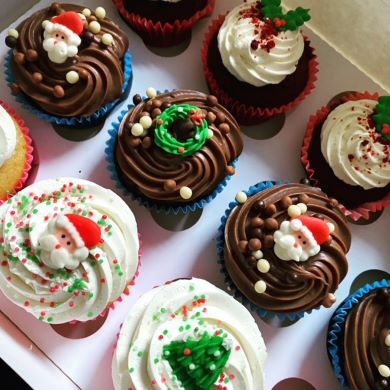 Christmas-Cupcakes