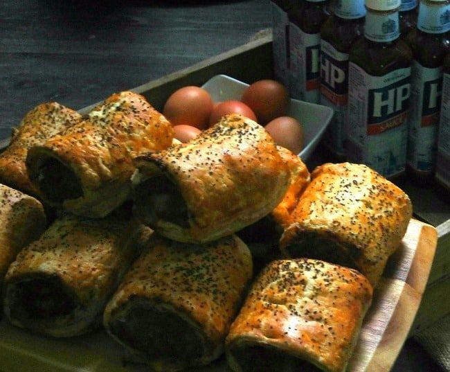 House-Sausage-Roll-1-18 Cranberry and Port Sausage Rolls