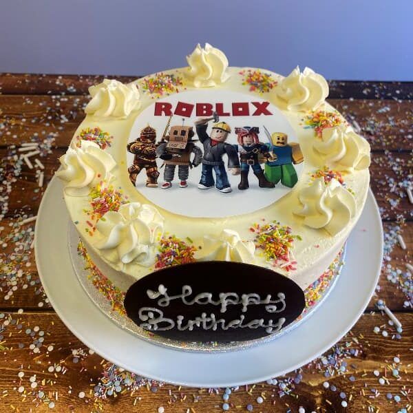 Roblox Birthday Cake edited Kids Roblox Birthday Cake