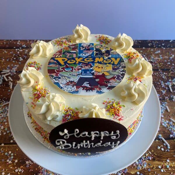 Pokemon Buttercream Birthday Cake Kids Pokemon Birthday Cake