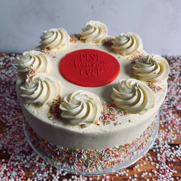 End Of School Year Teacher Gift Cake
