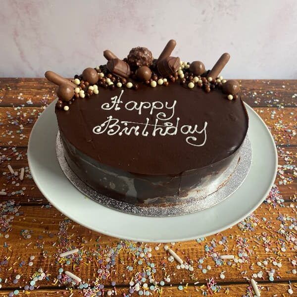 Chocolate biscuit Torte 2023 Chocolate Biscuit Cake Torte with Chocolate Treats Decoration