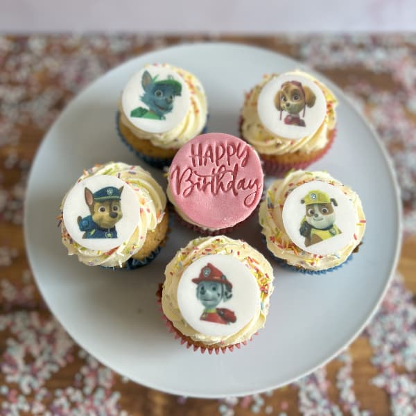 Kids Paw Patrol Cupcakes