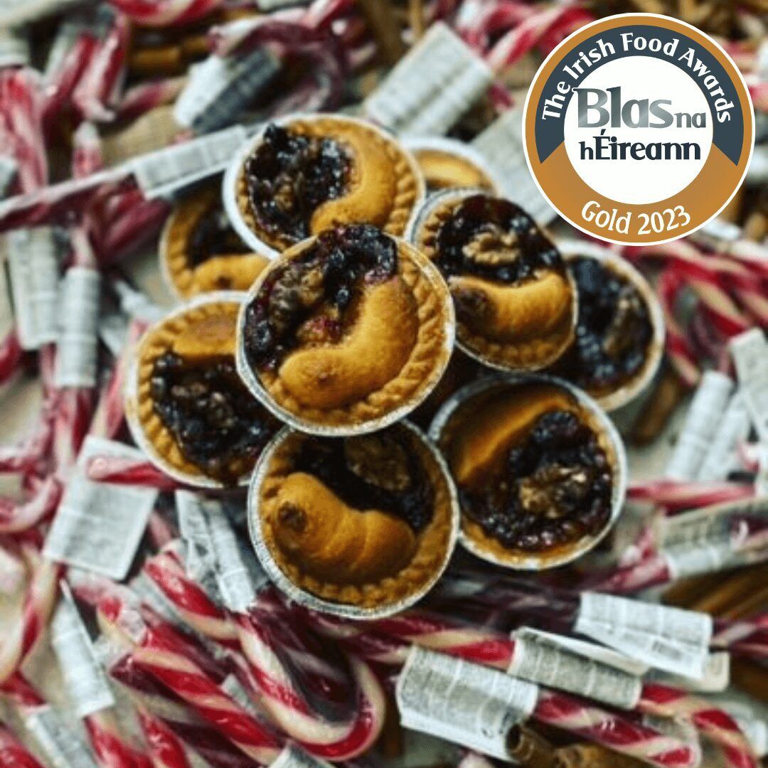 Frangipane Pies Gold Winner Almond and Walnut Frangipane Mince Pies delivered mince pied made in Dublin