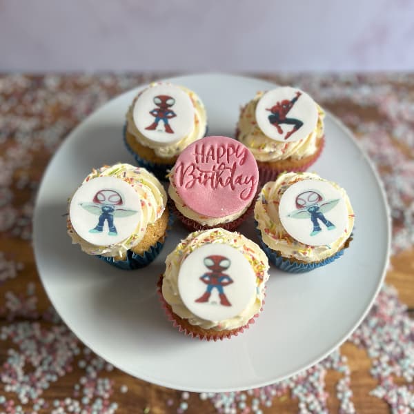 KidsSpidey and his amazing friends Cupcakes Kids Spidey and His Amazing Friends Cupcakes